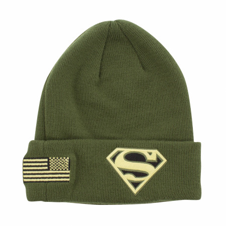 Superman Salute to Service New Era Cuffed Knit Beanie